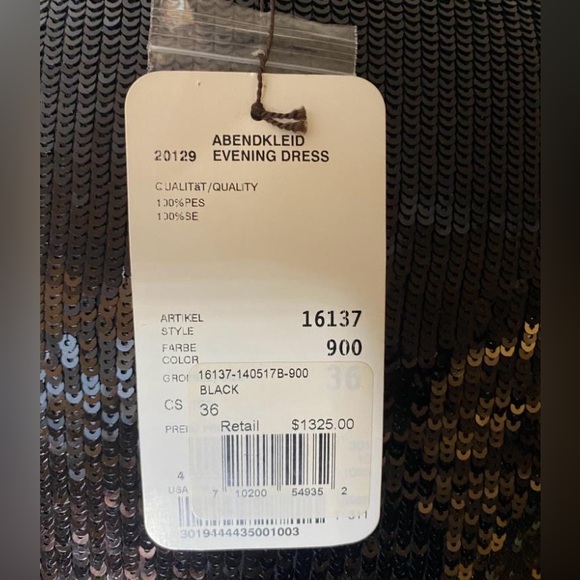 Laurèl black sequence dress - Picture 5 of 6